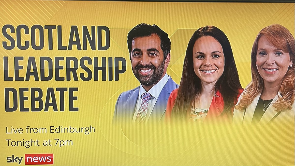 The stage is set - Scotland Leadership Debate presented by @BethRigby LIVE @SkyNews 7pm 🏴󠁧󠁢󠁳󠁣󠁴󠁿