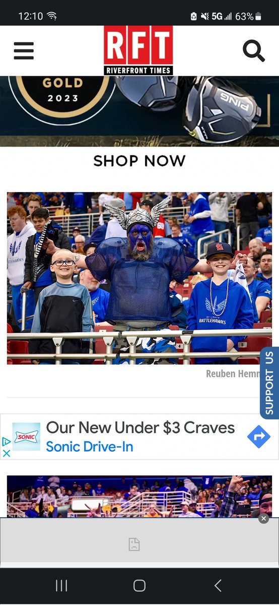 BhunterStl's tweet image. Looks like Colby and @BattleBallHawk1 made River Front Times from yesterday!