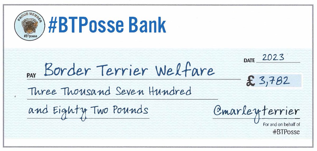 More brilliant fundraising from the #BTPosse 💛 A huge thank you to everyone in production @claptonterrier, distribution @Feelwells & of course to all those who purchased it, you’re all our #FundraisingHeroes 🙌