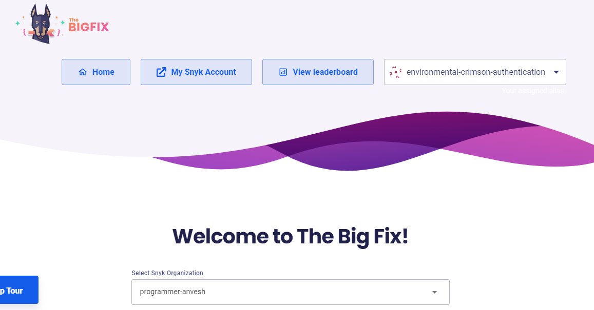 Anvesh_1234's tweet image. Develop fast. Stay secure.
@snyksec 
 #TheBigFix