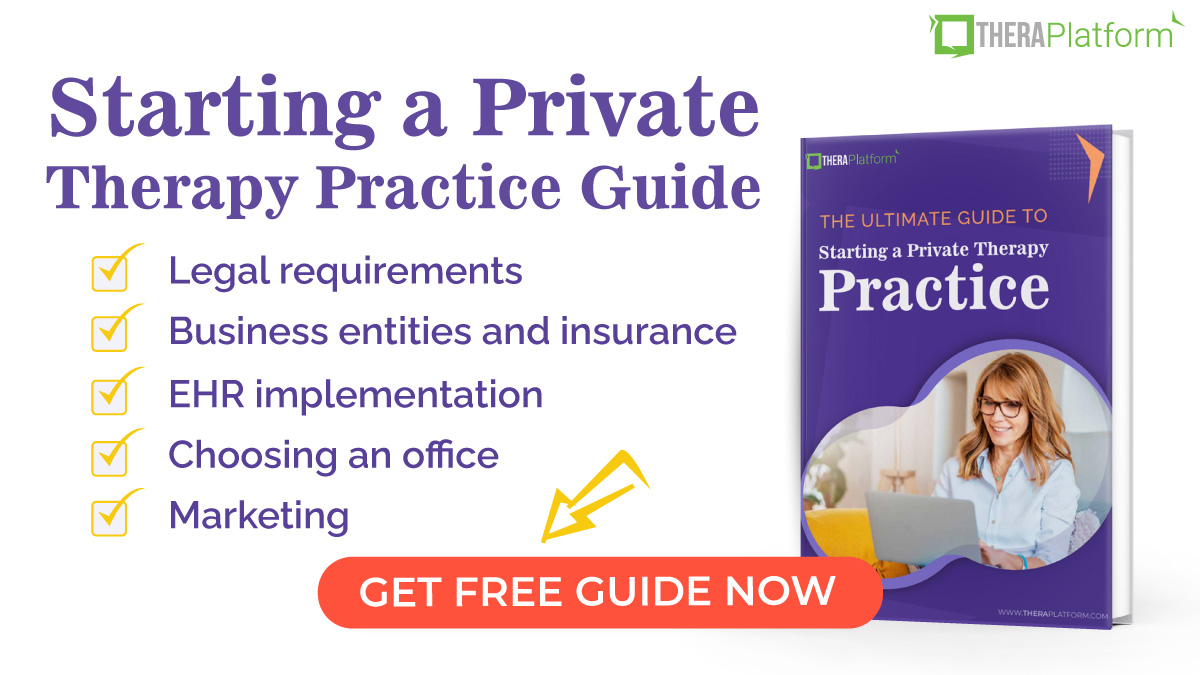 TheraPlatform (@theraplatform) on Twitter photo 🤔 Considered starting your own private therapy practice but not sure how❓ You need to read our new 🔥 Ultimate Guide to Starting Your Own Private Therapy Practice. Get the guide👉ow.ly/1vvJ50NgHbu
#privatetherapypractice #privatepractice 🤔 Considered starting your own private therapy practice but not sure how❓ You need to read our new 🔥 Ultimate Guide to Starting Your Own Private Therapy Practice. Get the guide👉ow.ly/1vvJ50NgHbu
#privatetherapypractice #privatepractice