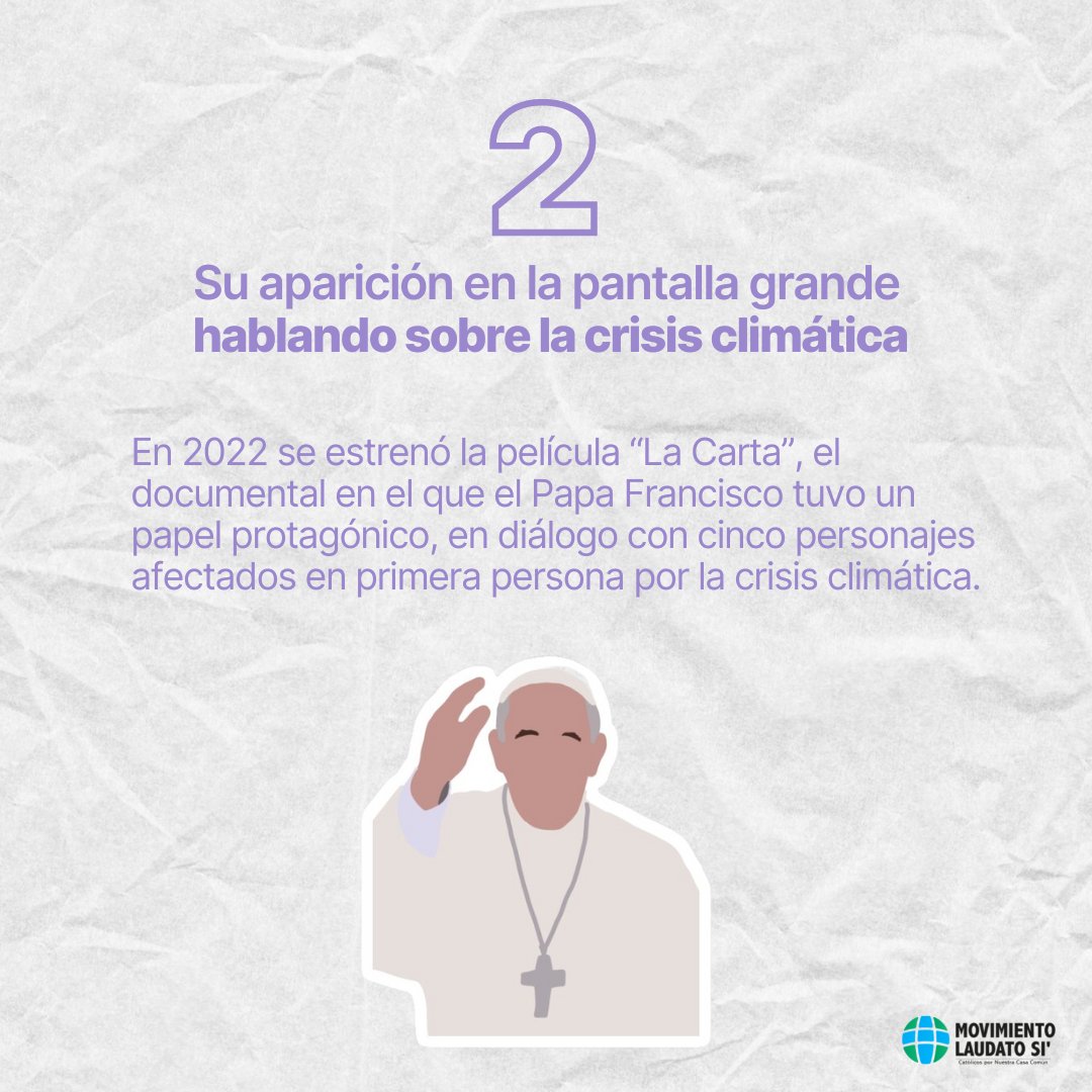 MovLaudatoSi's tweet photo. Celebremos juntos los 10 años del #PapaFrancisco como pontífice. Recordemos cómo nos ha exhortado a cuidar nuestra casa común y a proteger a los más vulnerables. Lee los 4 momentos en que luchó a favor del clamor de la tierra y el clamor de los pobres #PapaFrancisco10años https://t.co/WXk999eXN7