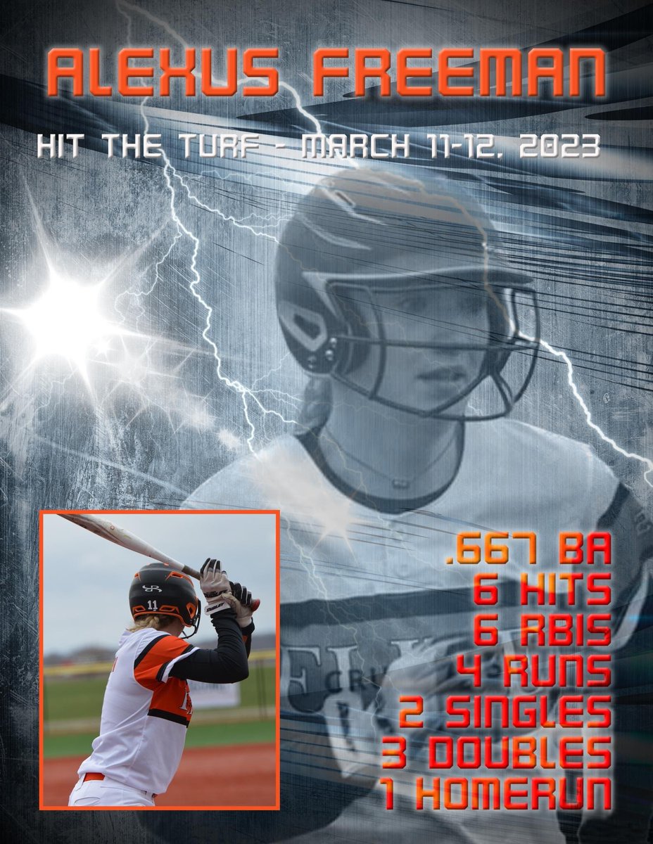 LaurieAnne's tweet photo. Recap from Hit the Turf Tournament 🧡🖤🥎💪🏻 https://t.co/5j0591tqts