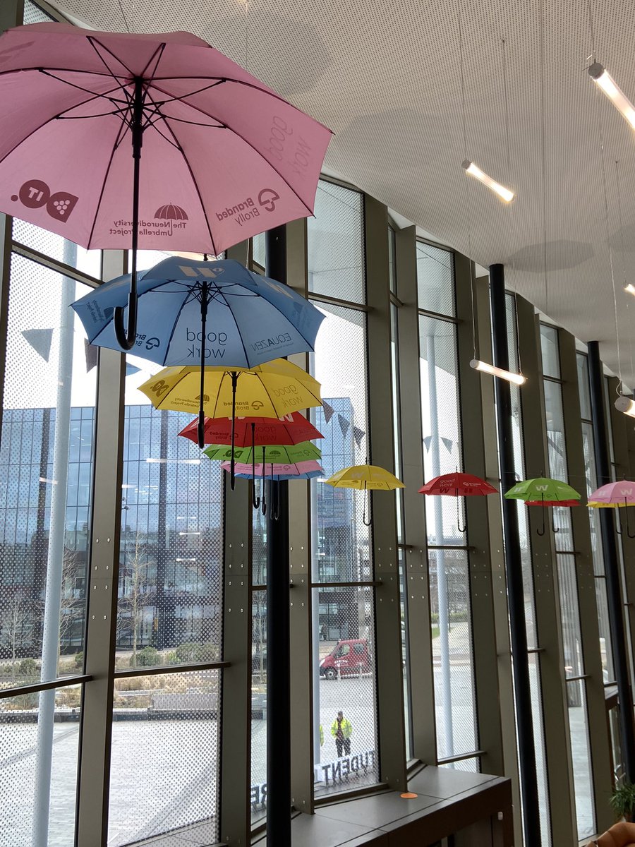 Thank you @UCLan for running with our idea and installing the Umbrella Project from @ADHDFoundation just in time for #NeurodiversityCelebrationWeek2023 on all 3 campuses