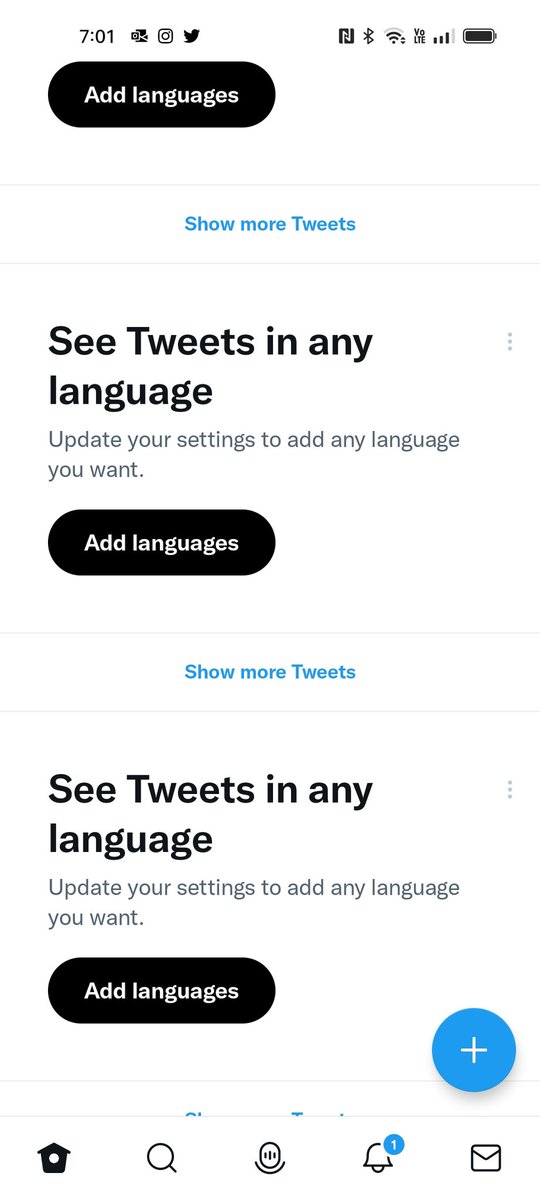 iamMarcusSmith's tweet photo. @elonmusk this doesn't seem normal. The twitter app is getting weirder by the day. This prompt appears eight times before I see a tweet. https://t.co/4e1dL7pPNZ