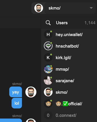 hnschat/ tweet media