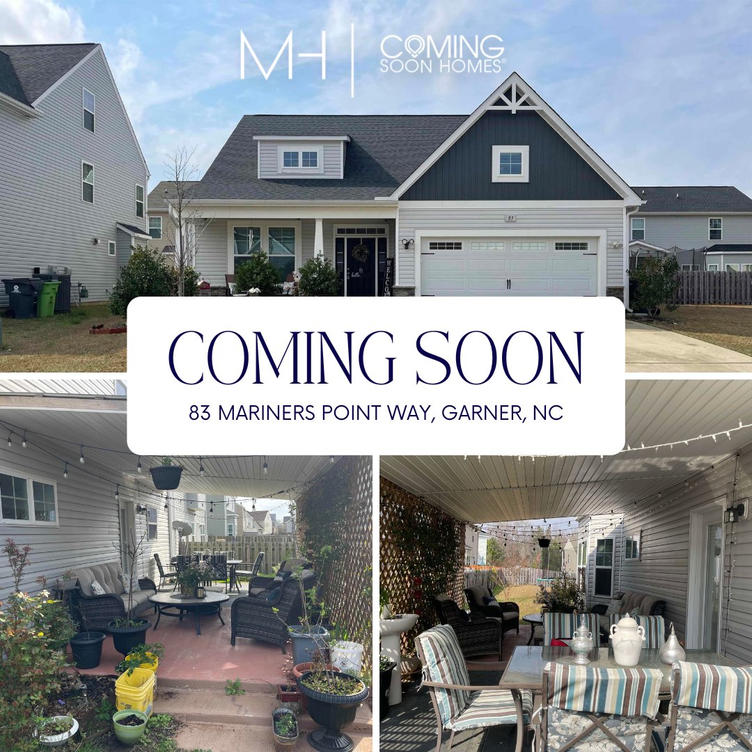 MartiHamptonRE's tweet photo. Coming Soon to Garner ✨

Beautiful 4-bedroom brick home nestled on a tranquil cul-de-sac. With over 2,138 square feet of living space, this home impresses!

See more at: https://t.co/DDTHKfCOEC

#Raleigh #RaleighRealEstate #GarnerRealEstate https://t.co/YcI6Qv9Uwh
