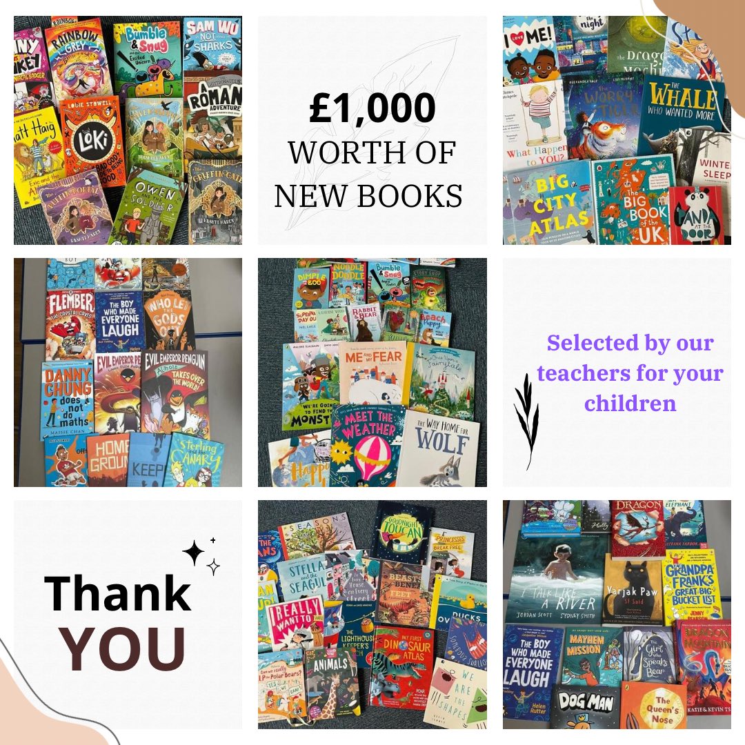 Wow! What a lot of books and all donated by you who so generously contributed to our various fundraising events. Our teachers all got the opportunity to visit our local book supplier @thechickenandfrog and selected books for their age groups.  Here are some of the collections. 💚