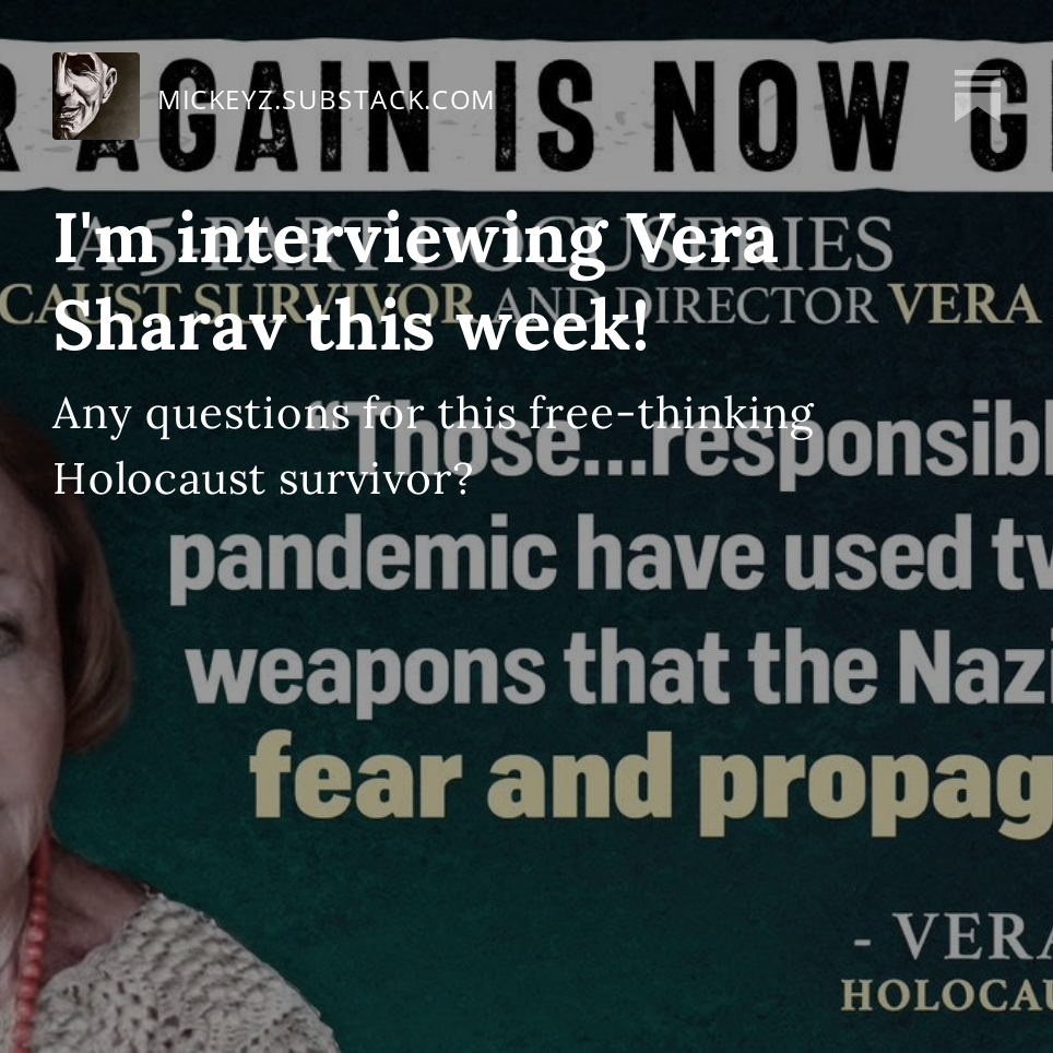 postwokepodcast's tweet photo. #postwoke #mickeyz #podcast #intellectualselfdefense #woke #propaganda #fakenews #misinformation #memes #vaccines #greatreset #WEF #transhumanism #science #pfizer #diedsuddenly #unvaccinated #stayhuman 
@VeraSharav 

see more: https://t.co/s3ACeCThbR https://t.co/uwUpIOjH7N