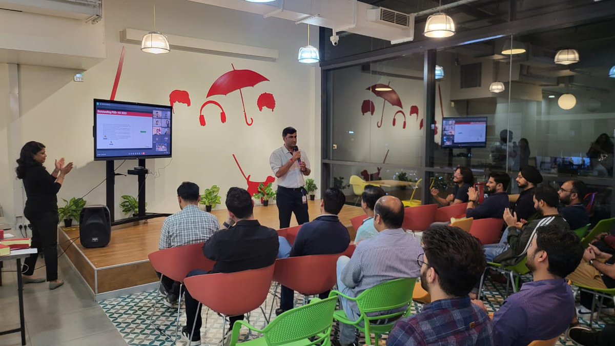 nikunjness's tweet image. Excited to announce that our Analytics team at @whatfix won the Outstanding POD award. Proud of our team&apos;s dedication and hard work in navigating challenges and achieving success. #teamsuccess #whatfix