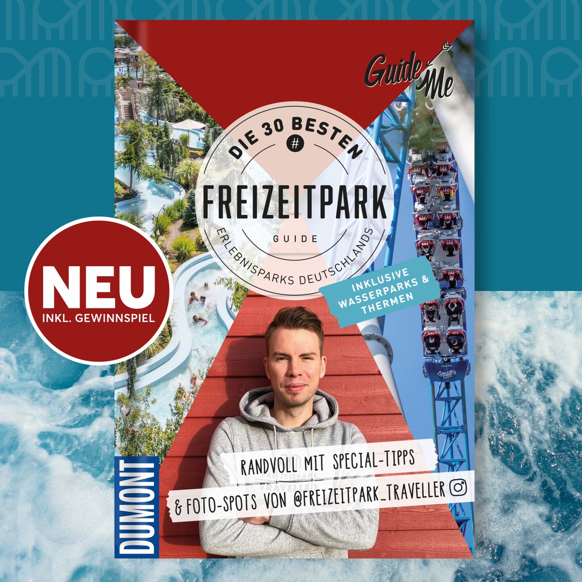 FreizeitparkT's tweet photo. Das Geheimnis ist gelüftet! Freut euch auf die Fortsetzung mit dem Thema „Die 30 besten Freizeitparks🎢 in Deutschland inkl. Wasserparks💦 &amp; Thermen🌴Ab jetzt kann mein neues Buch vorbestellt werden inkl. MEGA-Gewinnspiel: https://t.co/xHwd2O2DgQ

#freizeitpark https://t.co/reCND3BGYQ