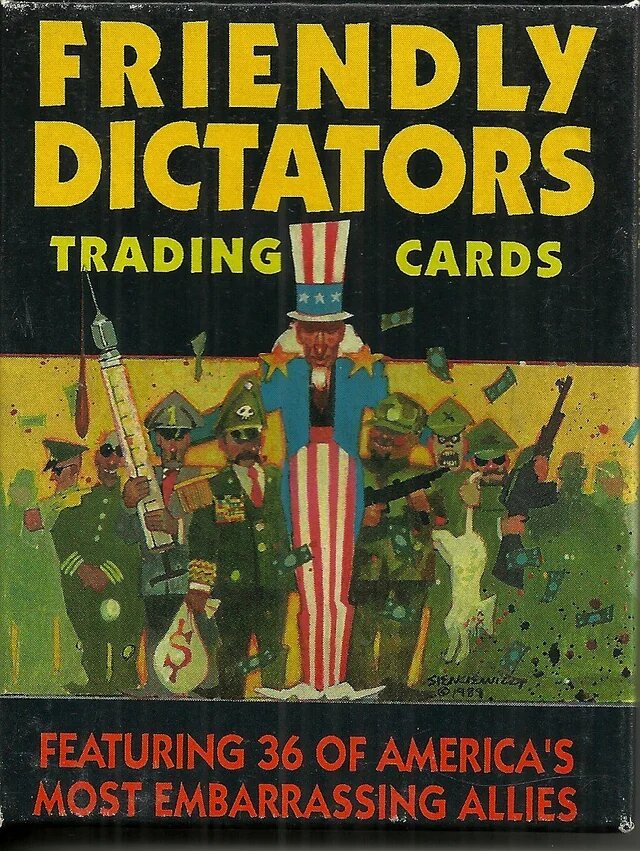 Prison_Health on Twitter "Friendly Dictators Trading Cards artwork by