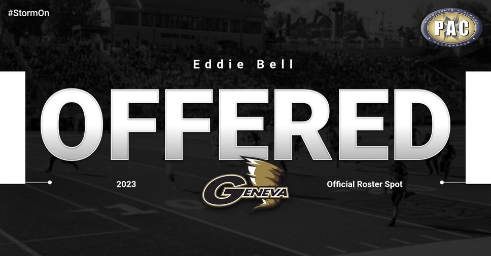 After a great talk with <a href="/OLCoachCorrado/">Chris Corrado</a> I’m glad to say I’ve received an offer from Geneva College!