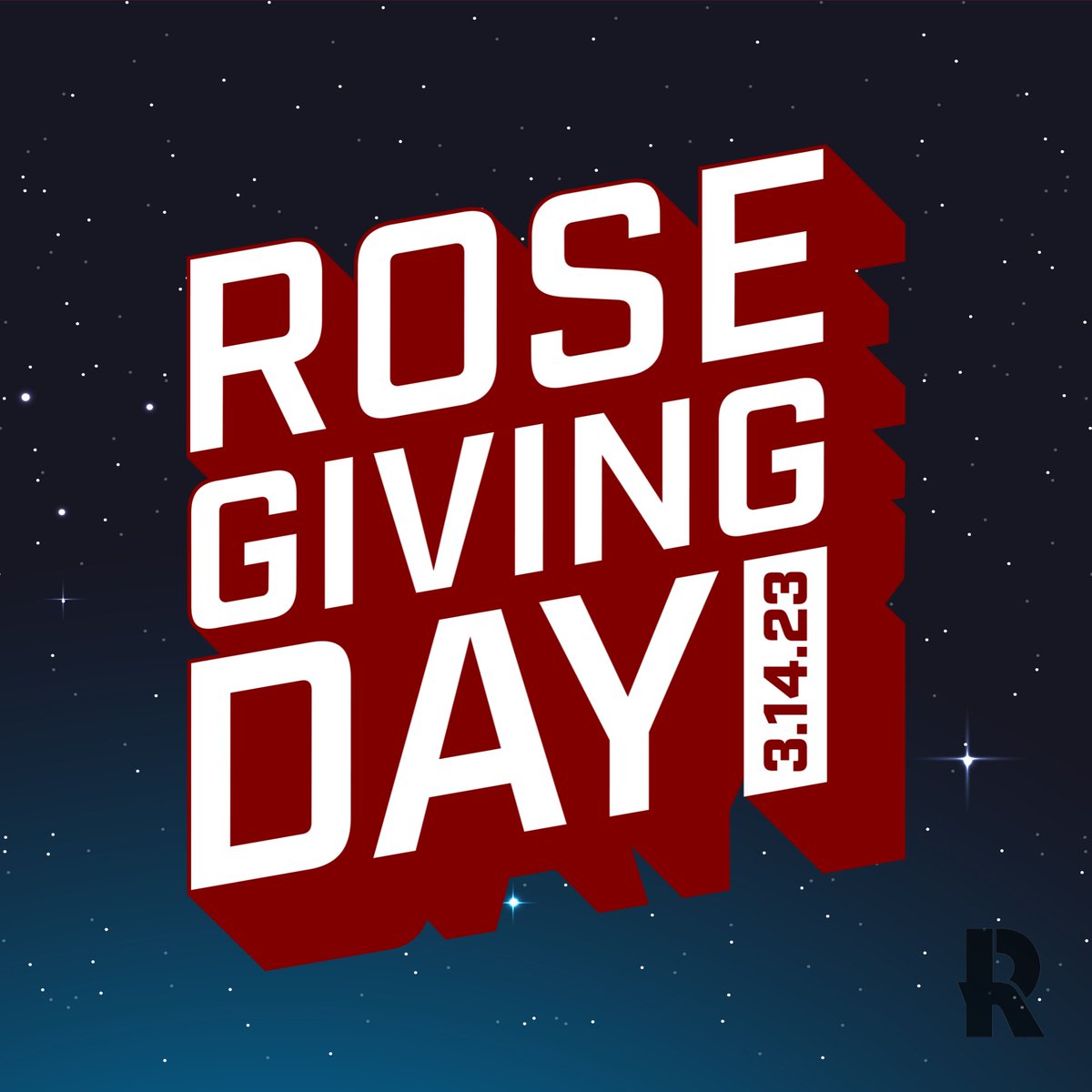 Happy #RoseGivingDay and Pi Day – A day of endless possibilities  ❤️ 
Let’s show Rose students there is no limit to their potential by donating fundraise.givesmart.com/e/nyi0Xg?vid=x… 
After you’ve donated, share the news on social media using the Giving Day Toolkit 🎉 rose-hulman.edu/about-us/commu