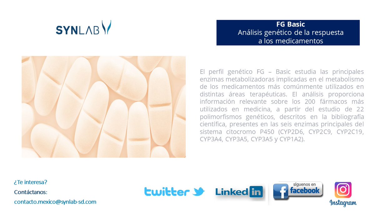 El análisis proporciona información relevante sobre los 200 fármacos más utilizados en medicina, a partir del estudio de 22 polimorfismos genéticos