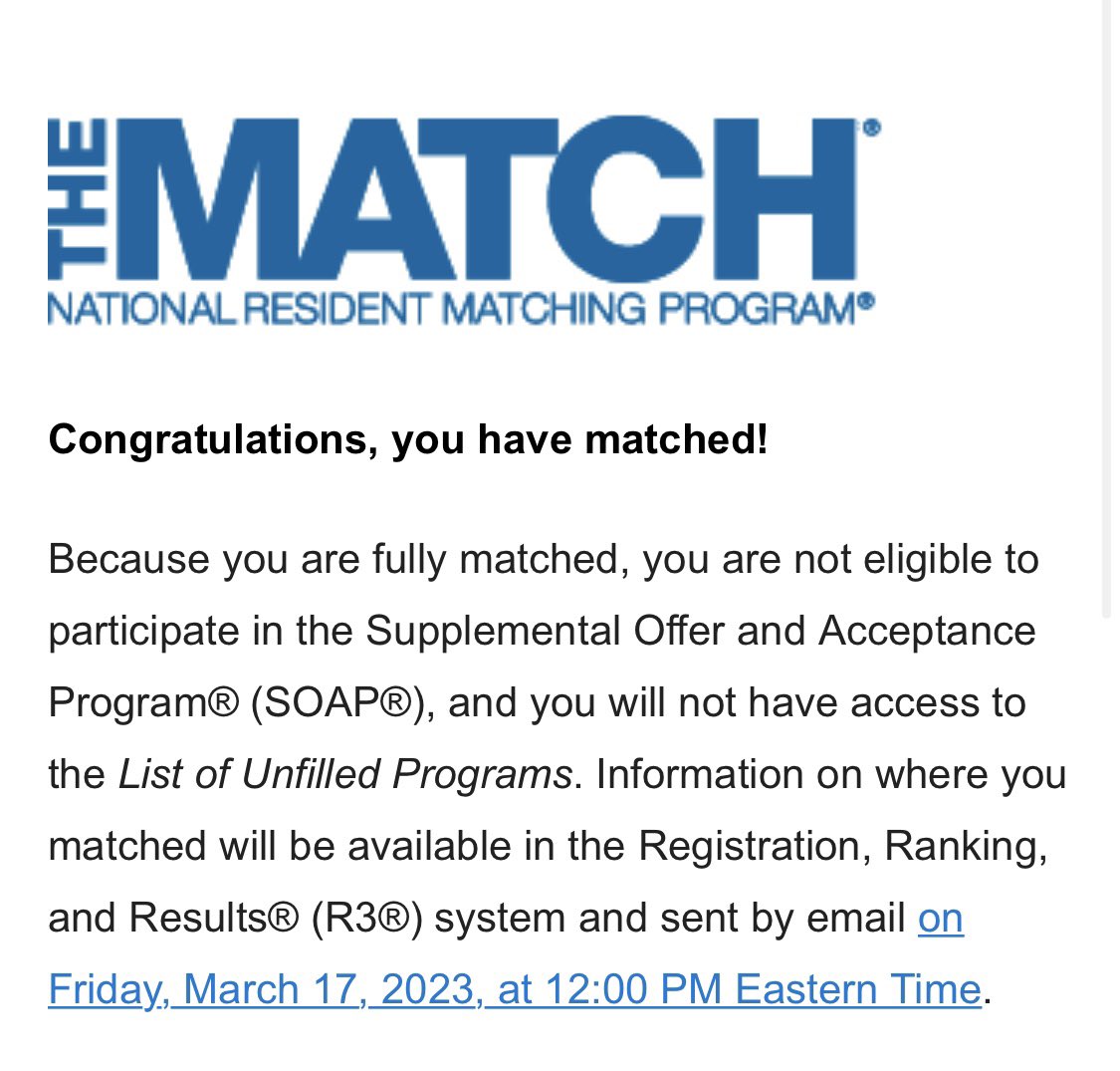 I matched into general surgery!!! Beyond happy, and excited to find out which program I'll call home this Friday! #GenSurgMatch2023 #Matched #GenSurg