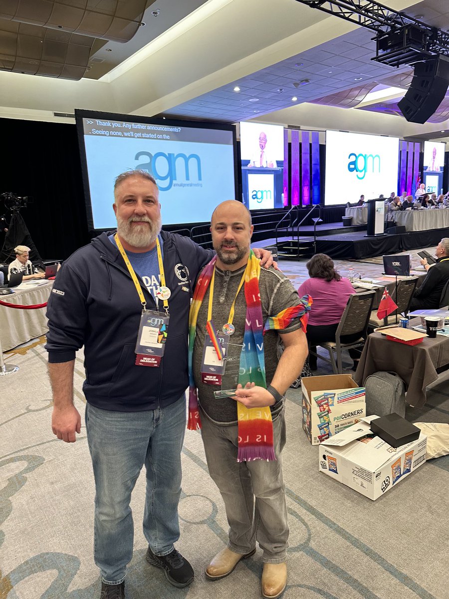 YorkOECTA's tweet photo. Congrats to @YorkOECTA Prez Mike Totten who was selected as the recipient of the Hamilton Wentworth Unit Horst Schweinbenz Silver Palate Award @HamSecUnit @HSU_OECTA @OECTAProv #OECTAAGM23 https://t.co/VUGMeTcljB