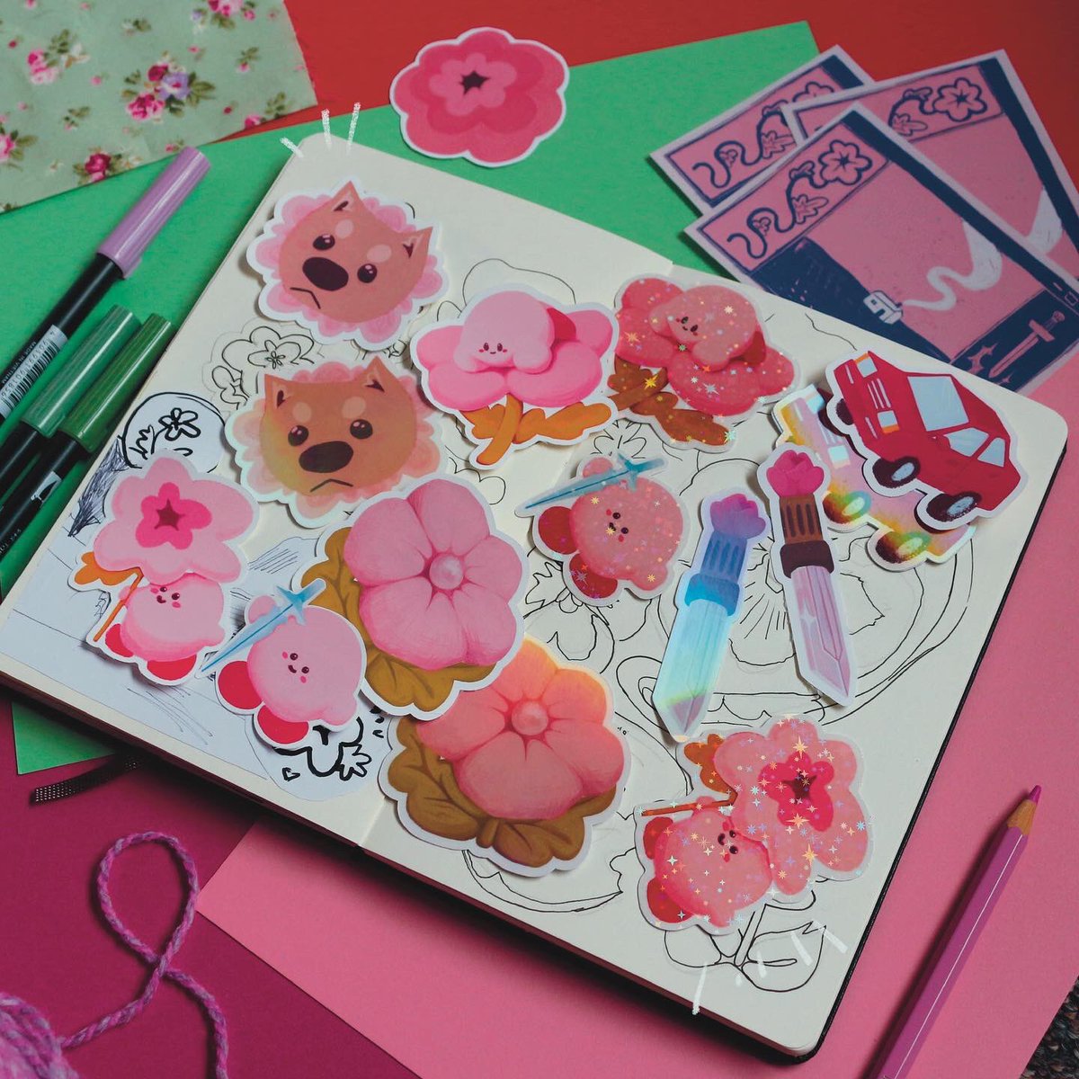 NatHellion's tweet photo. Damn I sell stickers now 🤭 https://t.co/JNugLf4Qpj