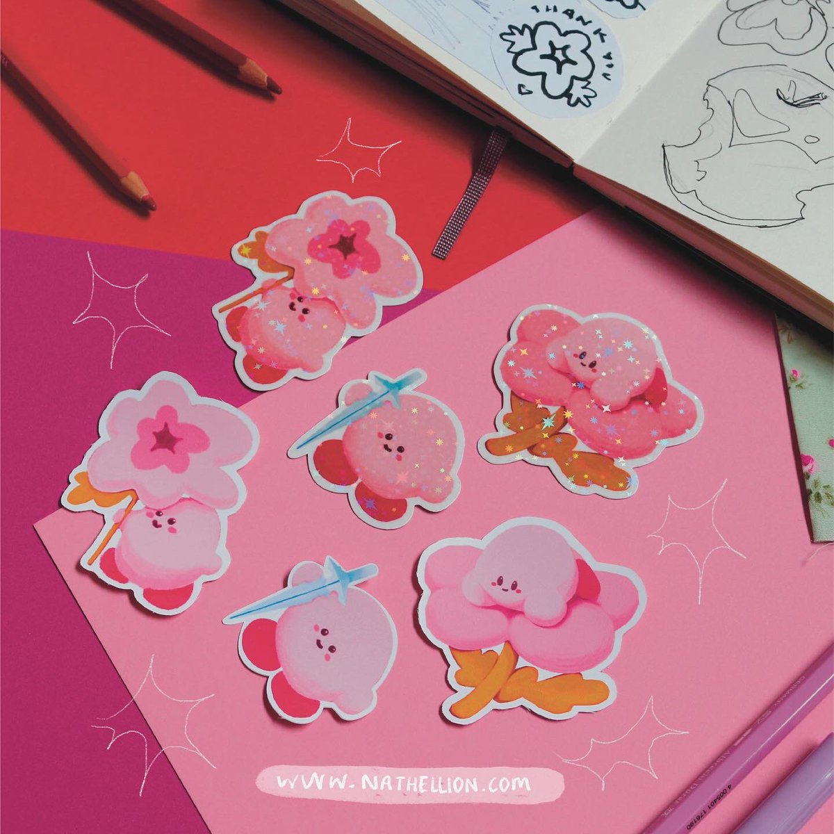 NatHellion's tweet photo. Damn I sell stickers now 🤭 https://t.co/JNugLf4Qpj