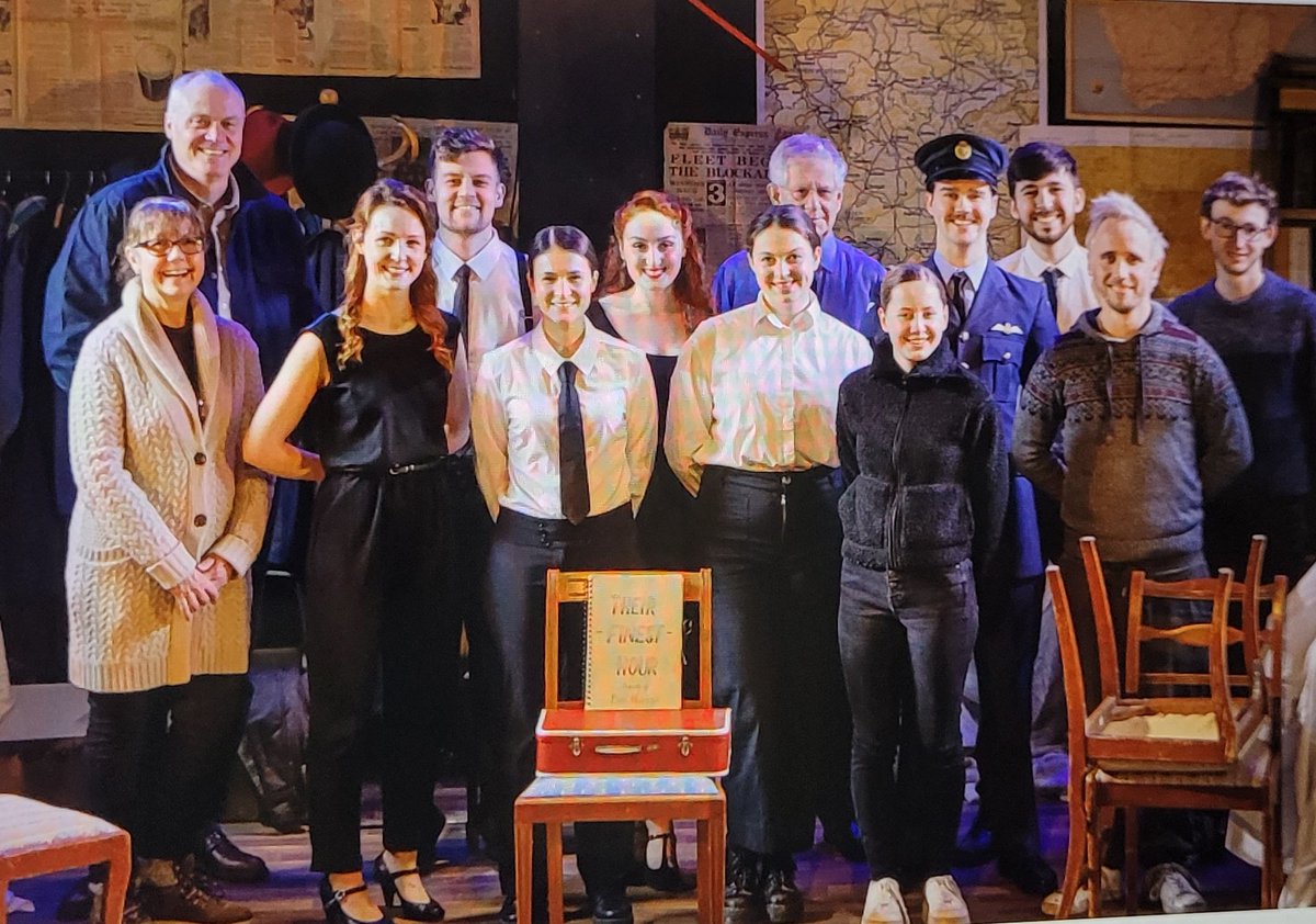 Caught <a href="/FinestHour3945/">Their Finest Hour</a> at the weekend <a href="/WaterlooEast/">WaterlooEast Theatre 💙 🏴󠁧󠁢󠁷󠁬󠁳󠁿</a> - it's a roller coaster of an emotional ride through the joys and tragedies of living through war. The cast were a delight to watch.