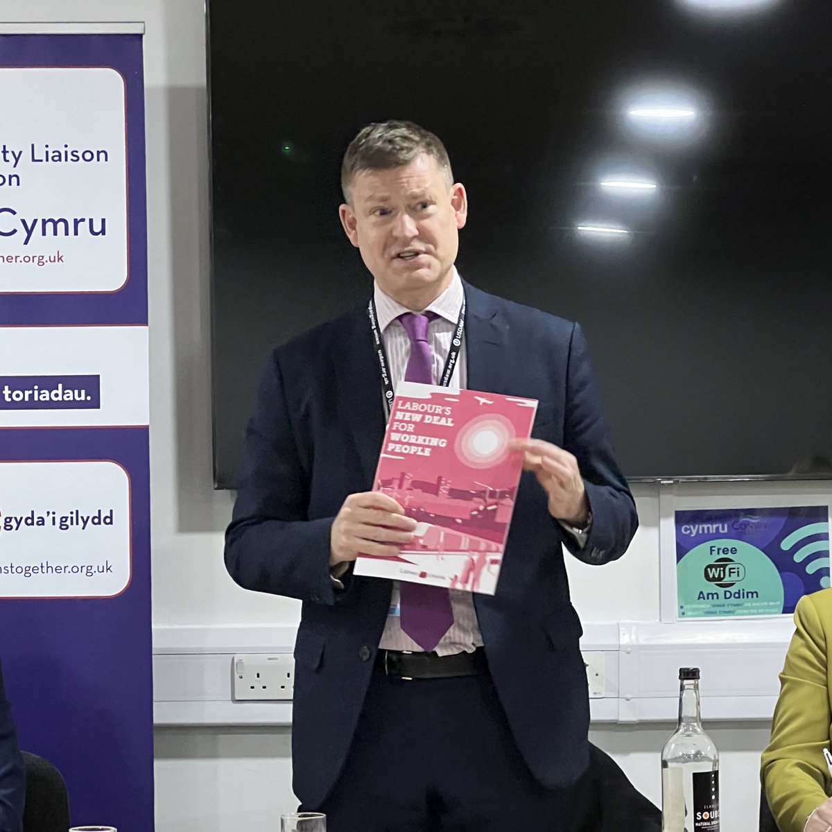jenthornton01's tweet photo. Labour’s New Deal for Workers will improve the world of work for everyone across the economy.
Thanks @labourunionsuk @TULO_Wales for this discussion at #WelshLab23 on the importance of the Welsh Govt’s social partnership bill and what the next @UKLabour will deliver for workers. https://t.co/sULSWhnuD8