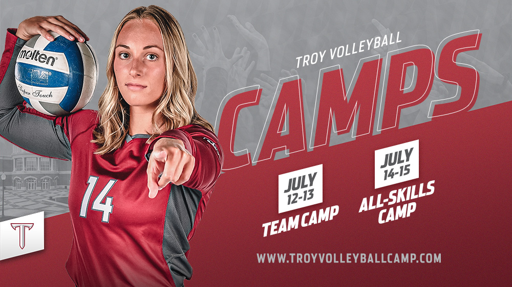 DanOfTroy's tweet photo. Troy University Volleyball Camps, this July!!! https://t.co/7rAasnh7dN