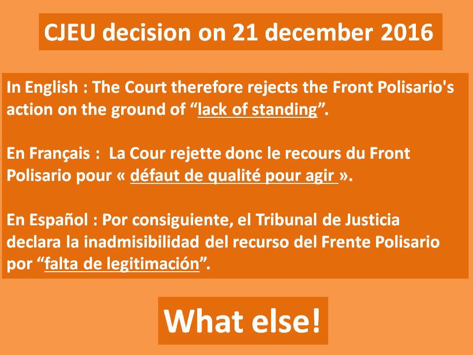 oulderrachid_b's tweet photo. En 2015, le Tribunal Général a dé-validé les accords mais la Cour de Justice revalidé les accords en 2016. En 2021, le Tribunal Général a fait la même chose. La Cour de Justice rectifiera le tir en juin 2023.
#SaharaOccidental 🇲🇦#WesternSahara 🇲🇦
#AlgeriaGate #AmnestyGate #eupol https://t.co/yhxOH0E5DA