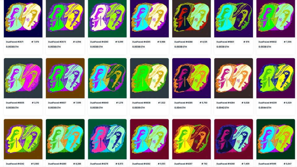 Check out variety of artworks derivatives of <a href="/dualfacednft/">DualFaced</a> on #Opensea 

opensea.io/collection/dua…

#artprint #sothebys #christies #saffronart #mfhusain #ethereum #bitcoin #dualfaced #nft #phygitalart #indianart