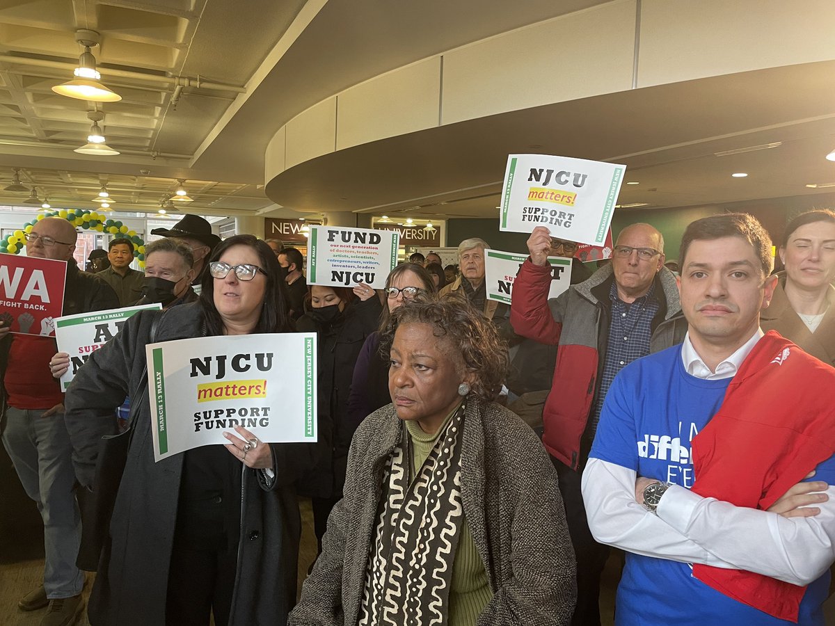 NJCU is a majority minority-serving university that helps students - many first generation - get their diplomas and follow their dreams. It is a lifeline for the community and needs Trenton to #FundNJCU with oversight, not cut funding. <a href="/aftlocal1839/">NJCU AFT Local 1839</a> <a href="/AFTNJ/">AFT New Jersey</a>