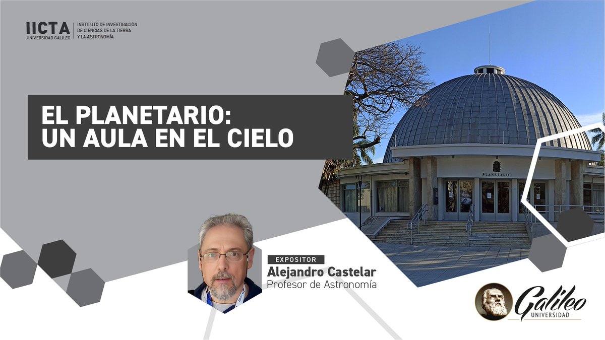 Forma parte de la conferencia virtual “El Planetario: Un aula en el cielo”, donde aprenderemos de la mano del Profesor Alejandro Castelar del Planetario en Montevideo, Uruguay.

Reserva tu espacio aquí:bit.ly/IICTA2023