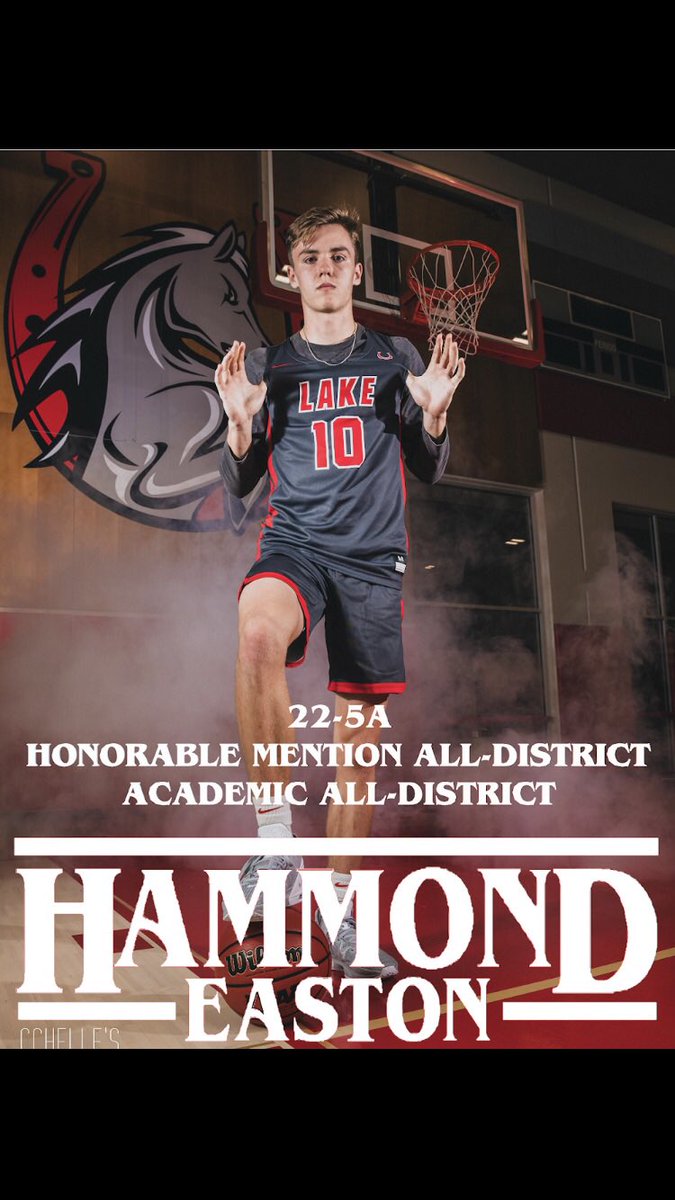 Congratulations to <a href="/hammond_easton/">Easton Hammond</a> for being selected to the Honorable Mention All-District Team in 22-5A! 

Easton is the career points leader at Lake &amp; hit 65 3-pointers this year!                                             <a href="/LakeBeltonHS/">Lake Belton High School</a> 
<a href="/BroncosLbhs/">LBHS Broncos</a> <a href="/BeltonISD/">BeltonISD</a> <a href="/BeltonISDAth/">Belton ISD Athletics</a>