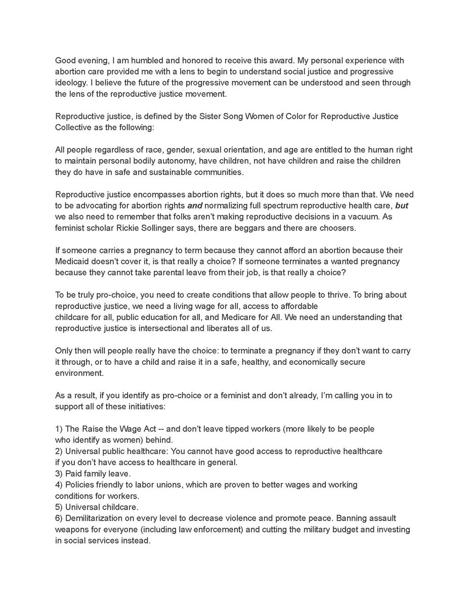 electamandanh's tweet image. Honored to receive @NHYoungDems's Progressive of the Year award w/ incredible @Jbonilla0720. @mannyfornh did a beautiful job facilitating &amp;amp; @NHSebastian603 gave compelling intros. Progressivism's future can be understood through the lens of the repro justice mov't. Speech att'd.