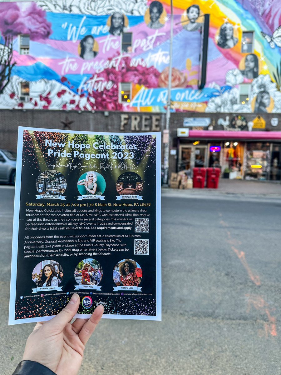 nhcelebrates's tweet photo. We took a trip down to #PhiladelphiaPA to visit some of our favorite #LGBTQFriendly establishments! It was great to connect & share the exciting things going on, especially our #PridePageant: https://t.co/rnOSDFqaV9 We appreciate you helping us spread the word! #NewHopeCelebrates https://t.co/Bc8uIEcxnB