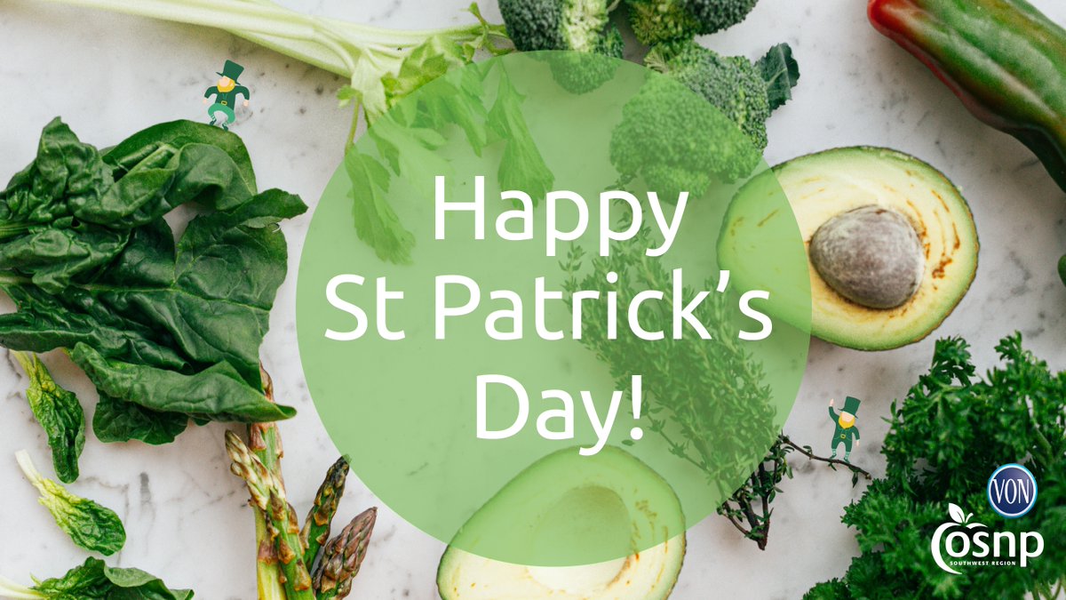 Happy St Patrick's Day from OSNP Southwest 🍀 Remember to eat something green today! 🍏🍐🥝🥑🥦🥒

@escvon