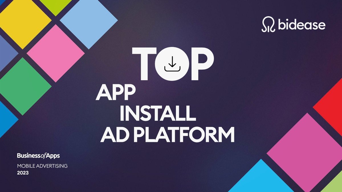 Can't wait to announce that for the fourth year running, Business of Apps names Bidease as a "Top App Install Ad Platform"! Thanks for your support and congratulations to all leaders. #Bidease #DSP #Advertising