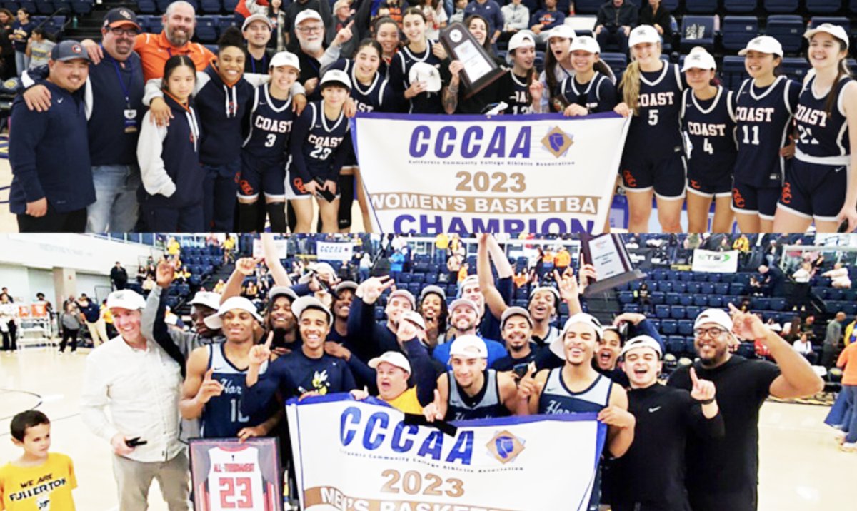 Two OEC Programs Crowned CCCAA Men's & Women's Basketball Champions oecsports.com/general/2022-2… @SportsOEC @HornetNestHoops @OCCAthletics @CCCAASports @OCSportsZone @OCRegSports @SteveFryer