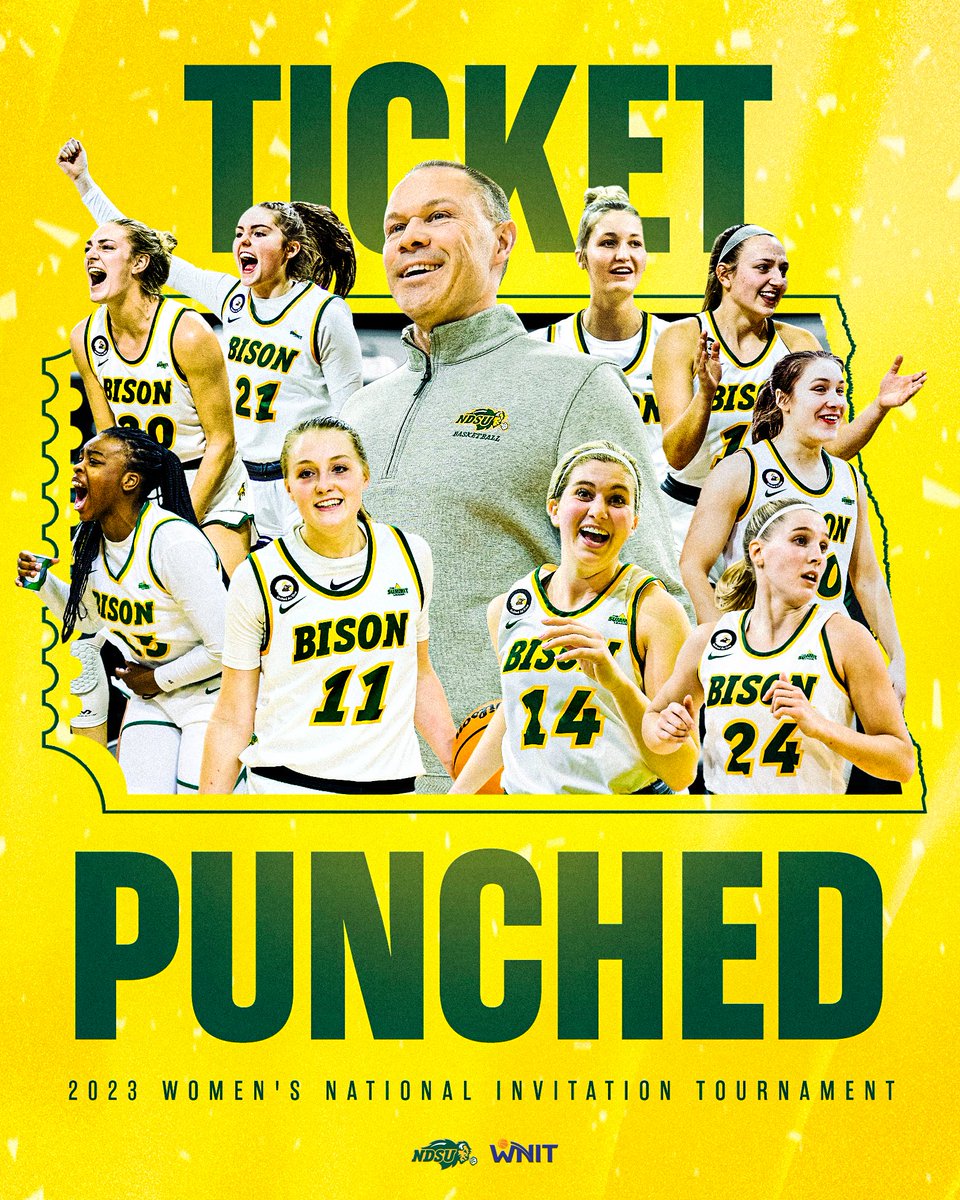 𝗪𝗲 𝗵𝗮𝘃𝗲 𝗺𝗼𝗿𝗲 𝗯𝗮𝘀𝗸𝗲𝘁𝗯𝗮𝗹𝗹 𝘁𝗼 𝗽𝗹𝗮𝘆! The Bison will travel to Oregon on Friday in the first round of the @WomensNIT! 📰: bit.ly/427Bh13