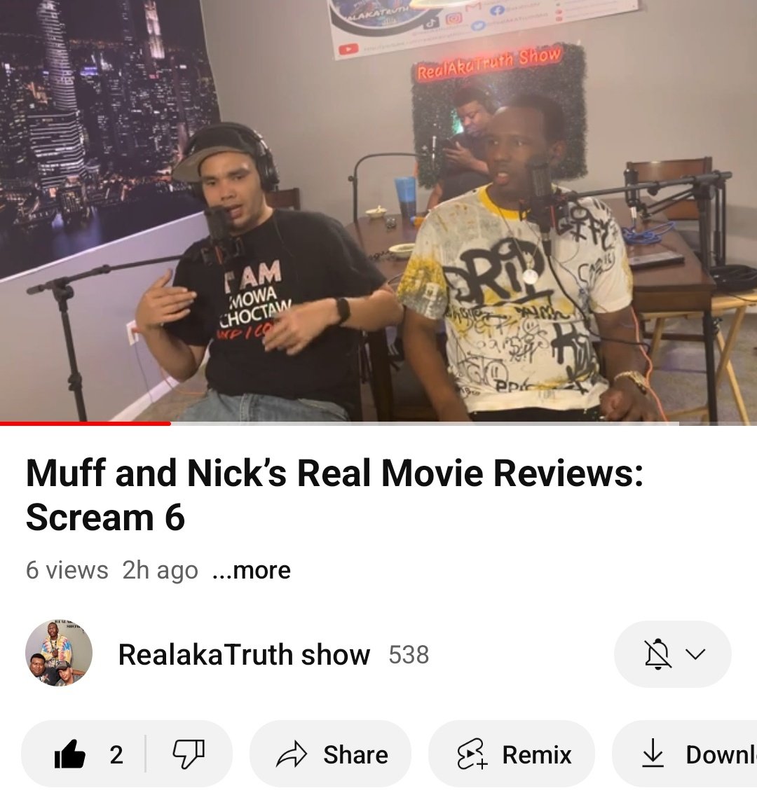 Movie review episode on <a href="/ScreamMovies/">Scream</a>(6)! #Scream6 #ScreamVI #Scream #ScreamMovie #Horror #HorrorMovie #SlasherMovie #MovieReview #MovieReviews #Movie 

youtu.be/TLQ_eoYCh4M