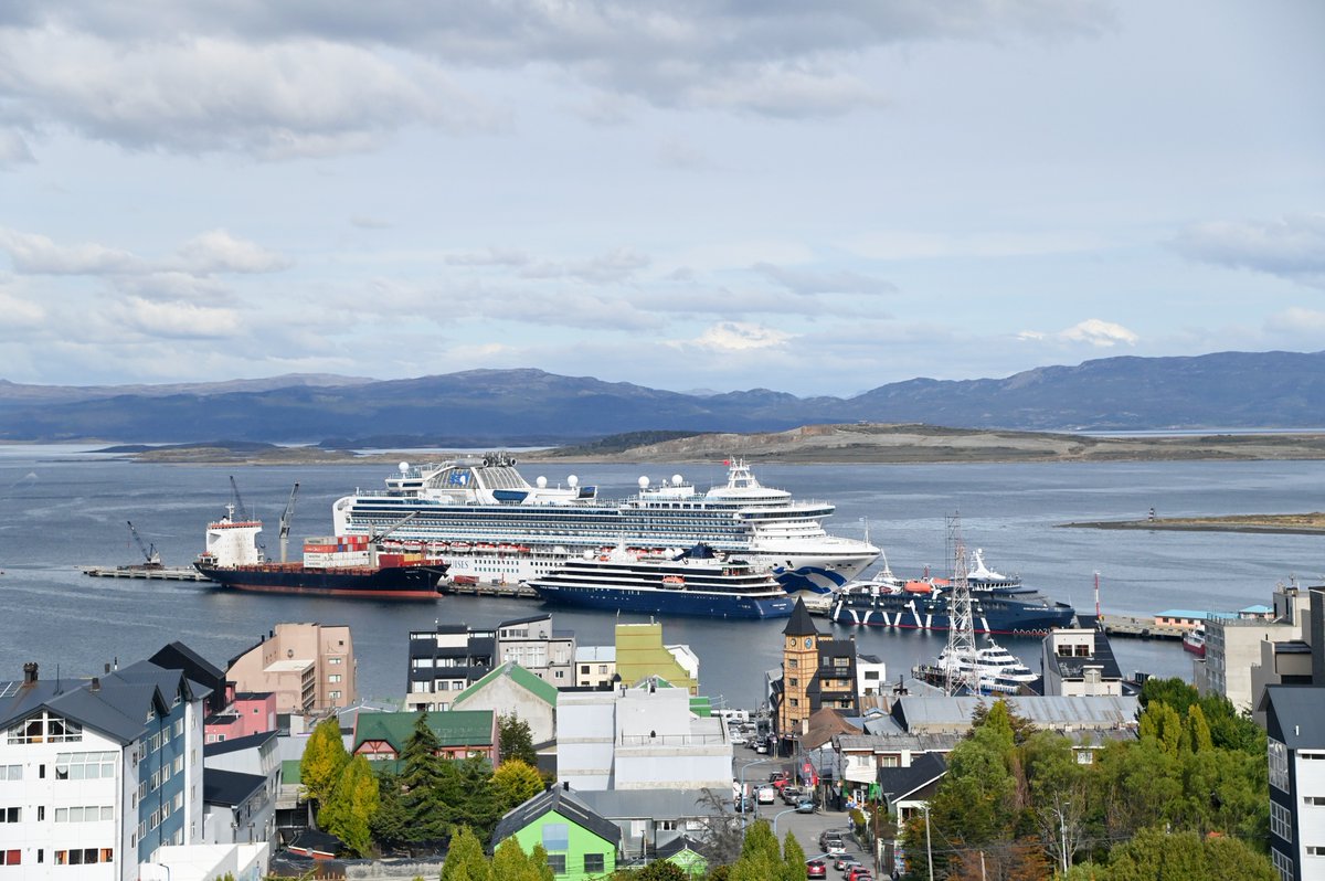 Temporada de cruceros 2022-2023 en Ushuaia: hoy nos visitan el Sapphire Princess, el World Navigator y el Magellan Explorer 🛳️
¡Tierra del Fuego es emoción a primera vista!
#TierraDelFuego #SapphirePrincess #WorldNavigator #MagellanExplorer #Ushuaia #NaturalezaAlFin