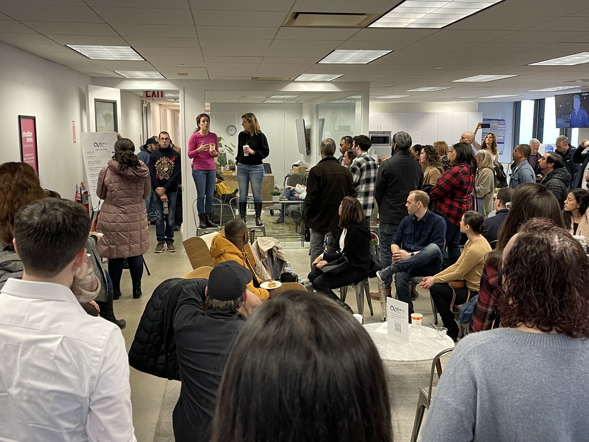 The most amazing office view I've ever been granted (even if it was just a few hours). Thanks to <a href="/News12/">News 12 New York</a> New York for the invite to coach the terrific journalists and leaders at the Altice News Training Academy Day!