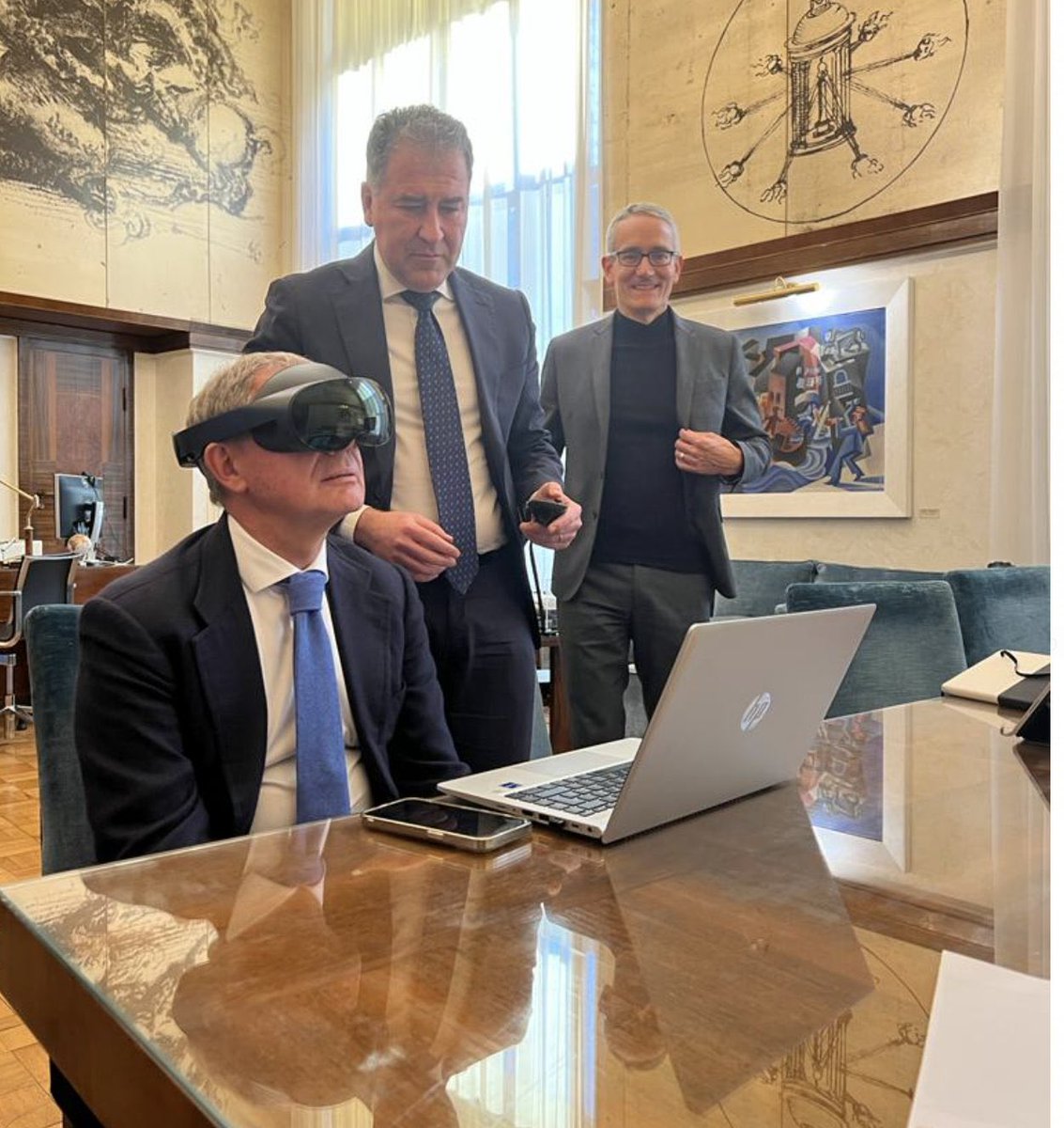 #MadeinItaly è anche sinonimo di innovazione tecnologica. 
Nell’incontro con Maximo Ibarra, ad di <a href="/EngineeringSpa/">ENGINEERING GROUP</a>, ho avuto modo di testare la tecnologia del #Metaverso realizzata direttamente dall’azienda.