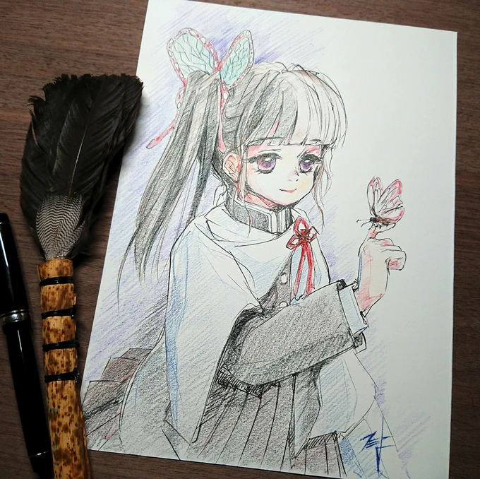 #おやすみ過去絵   #鬼滅の刃 の残りの絵。濃いキャラばっかですねー。  