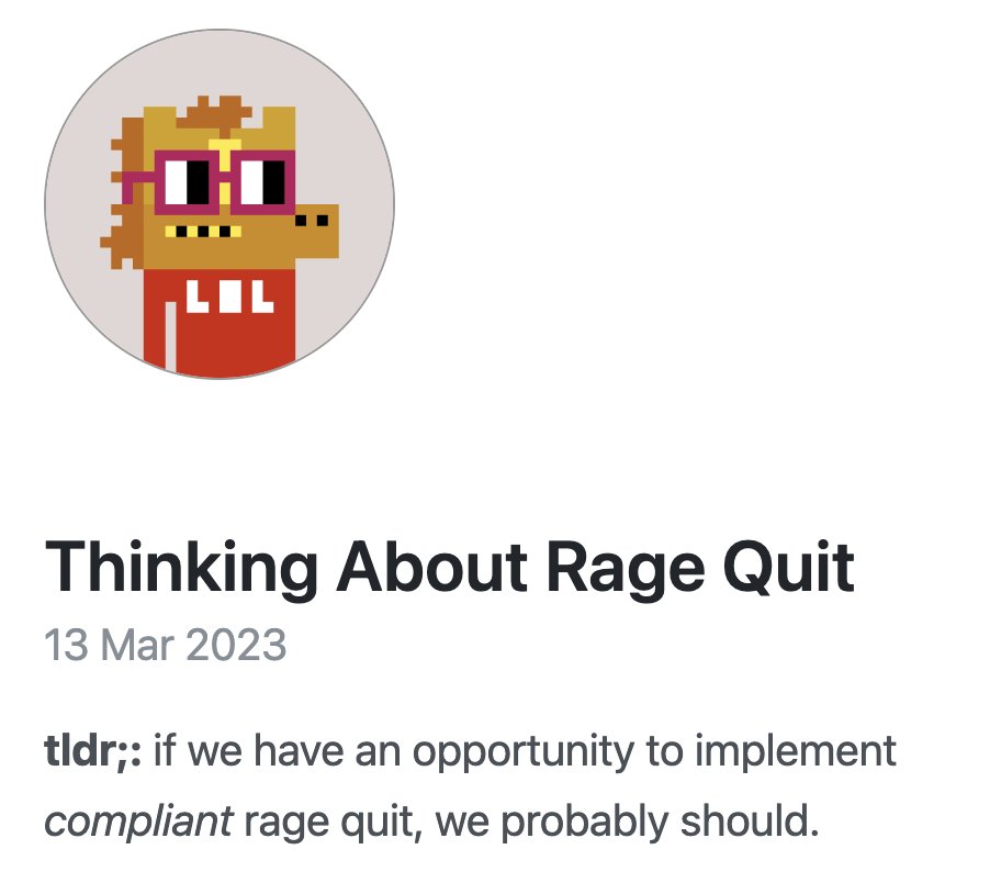 What is considered a rage quit?