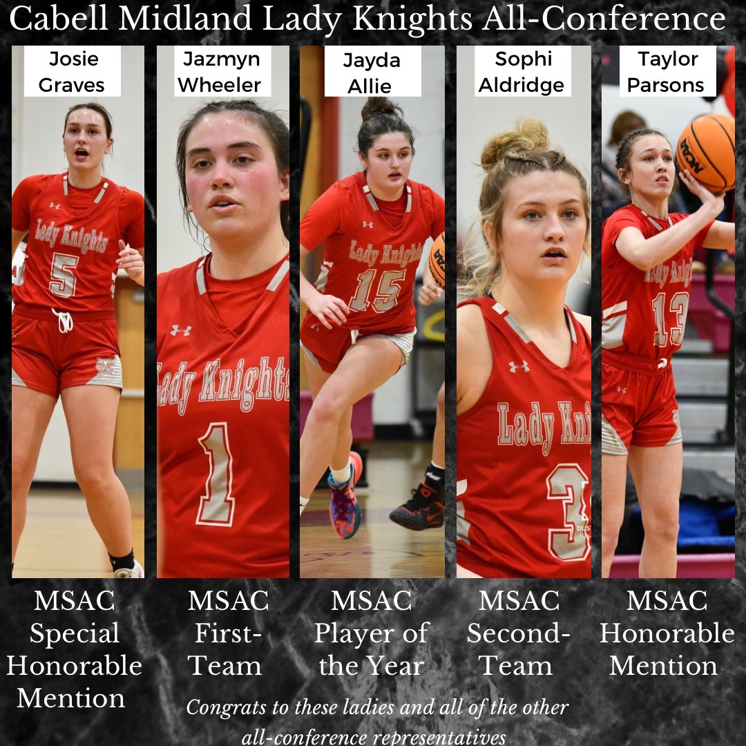 Congrats to these five girls on making the All-MSAC teams for this season. Proud of you all. <a href="/AllieJayda/">JAYDA ALLIE</a> <a href="/JazmynWheeler/">jazmyn wheeler</a> <a href="/sophialdridge3/">Sophi Aldridge 2024</a> <a href="/josiegravess/">josie graves</a> <a href="/13TaylorParsons/">Taylor Parsons</a>