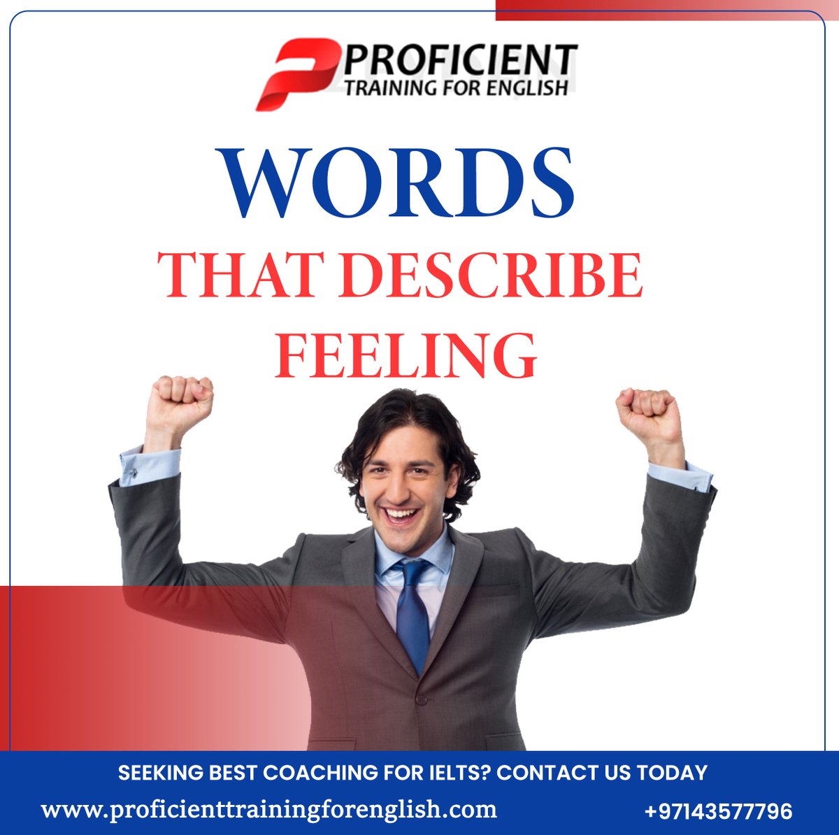 for_proficient's tweet photo. Switch up your vocabulary! Don't use regular boring words anymore. Words describe the feelings. 
For more information visit https://t.co/zL7r4g5AOE 
Dial: +971 4 357 7796 
#learningenglish #PTE #bestsoursesofferbyPTE #beconfidentwithyourenglish #IELTS #boostselconfidance https://t.co/szl3GvEcRo