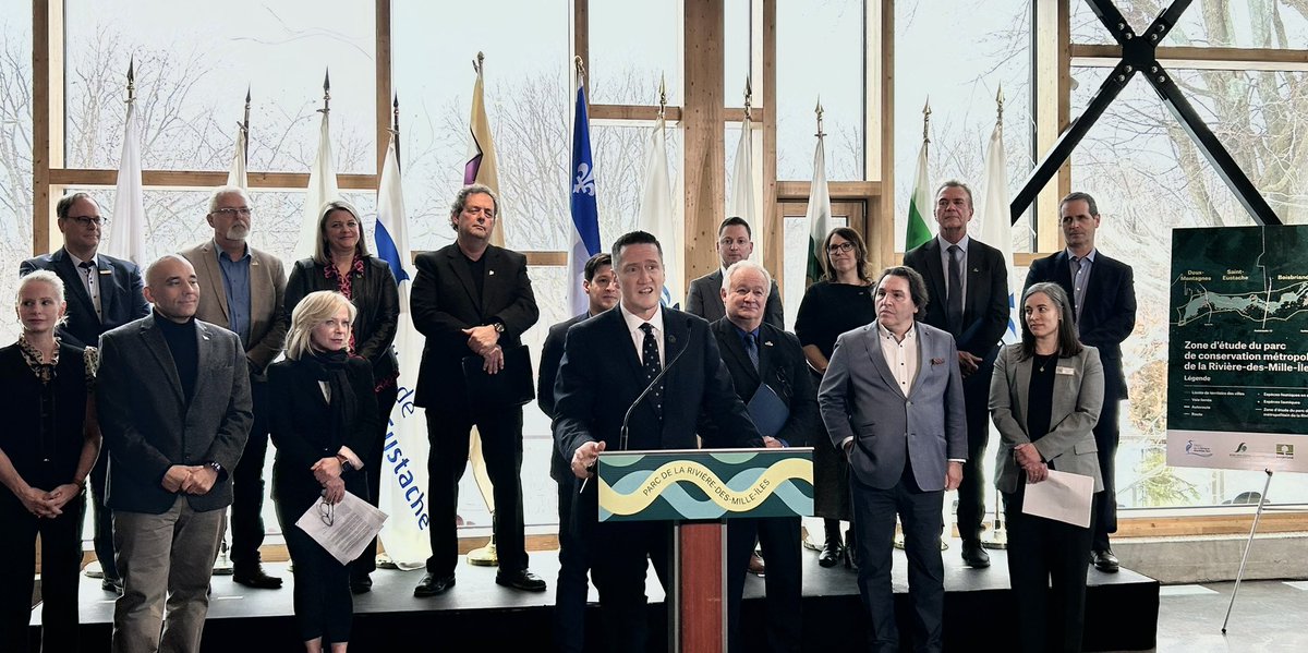 La rivière des Mille-Îles est un secteur riche en biodiversité qui abrite plus de 350 espèces fauniques et floristiques. Le gouvernement du Québec est heureux de la création de la table de concertation régionale et de l’intention de créer un parc métropolitain.