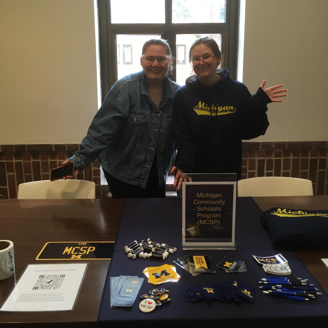 umichmcsp's tweet photo. Make sure to stop by for Campus Days with MCSP and other living &amp; learning communities💛💙 https://t.co/XvvNXPKE4P