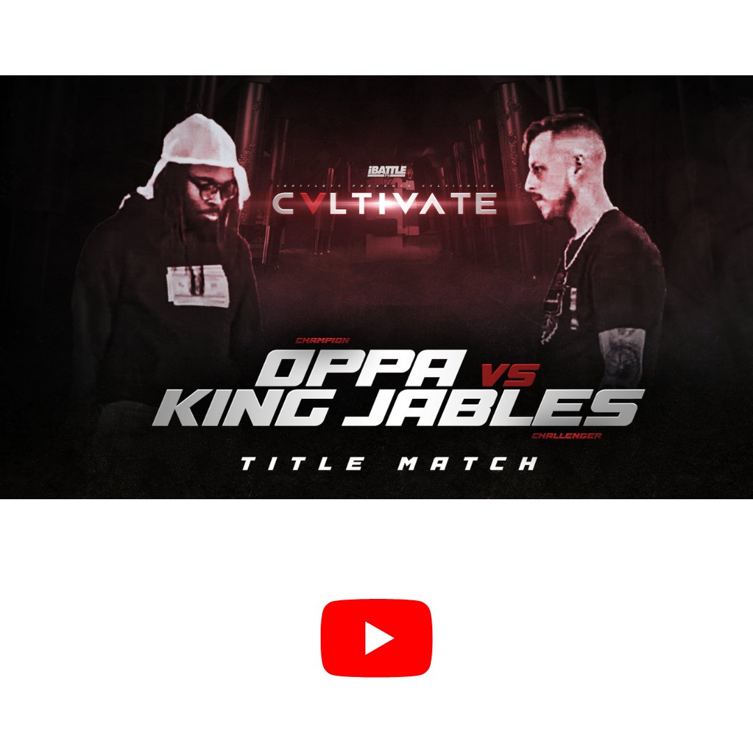 OPPA vs KING JABLES - iBattleTV (TITLE MATCH)
youtube.com/watch?v=Irp8M-…
NEW RELEASE!