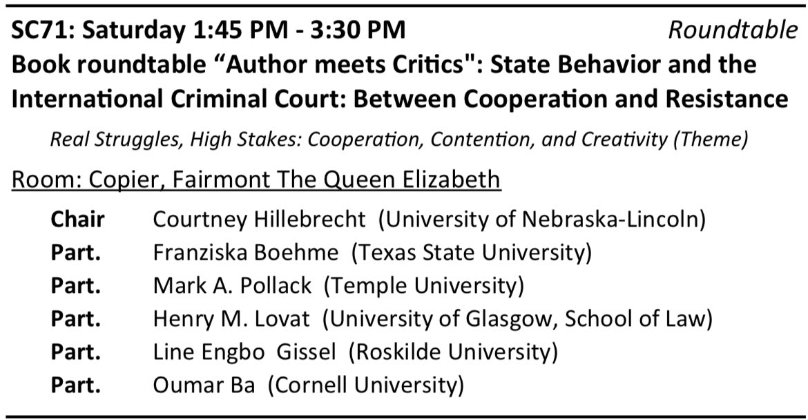 will be participating in 4 roundtables at #ISA2023 (that is if i survive the 5-hour drive tomorrow in the ice storm). come say hi