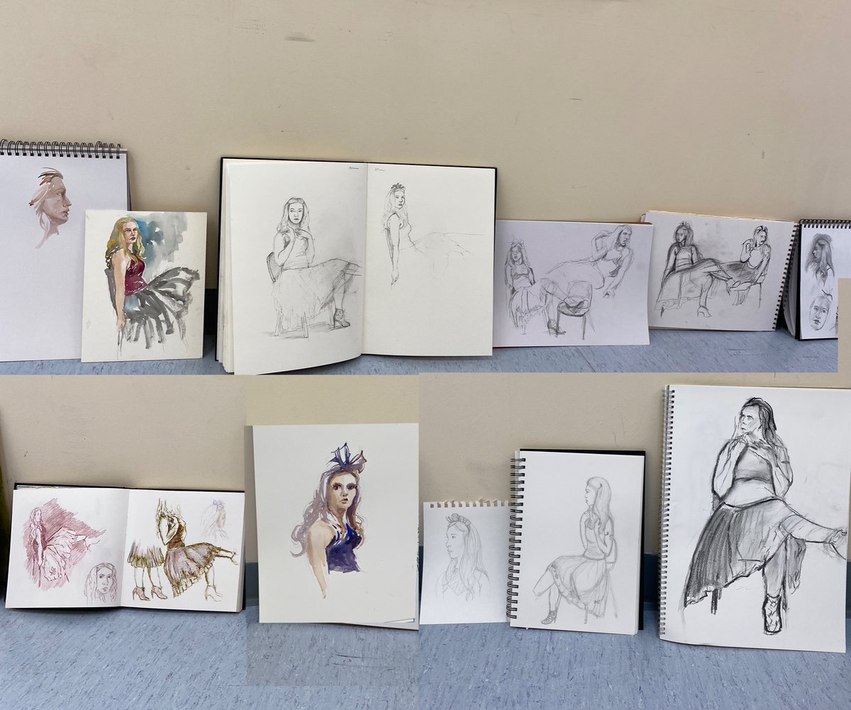 BAC have been recently undertaking figure drawing!  ✍️ 🎨 🖼